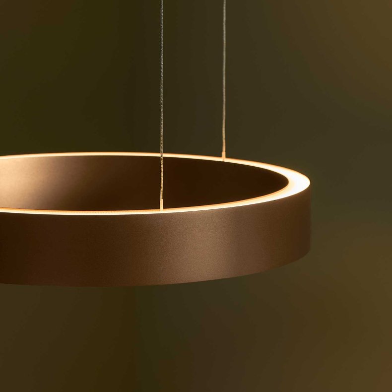 Velora SMALL Caramel Brown Pendant Light