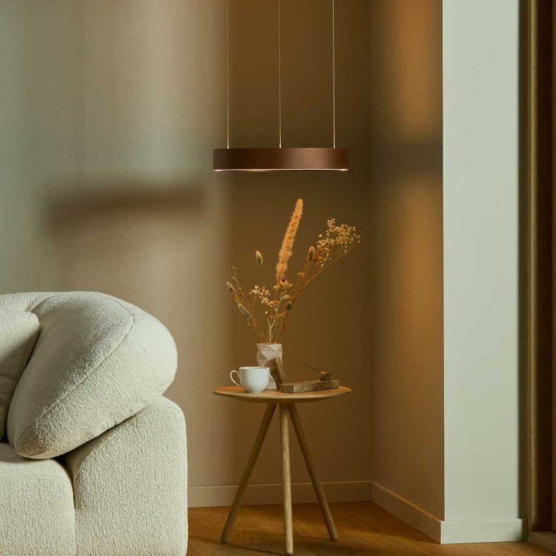 Velora SMALL Caramel Brown Pendant Light
