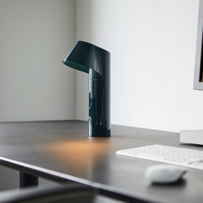 Willow Midnight Green Table Lamp