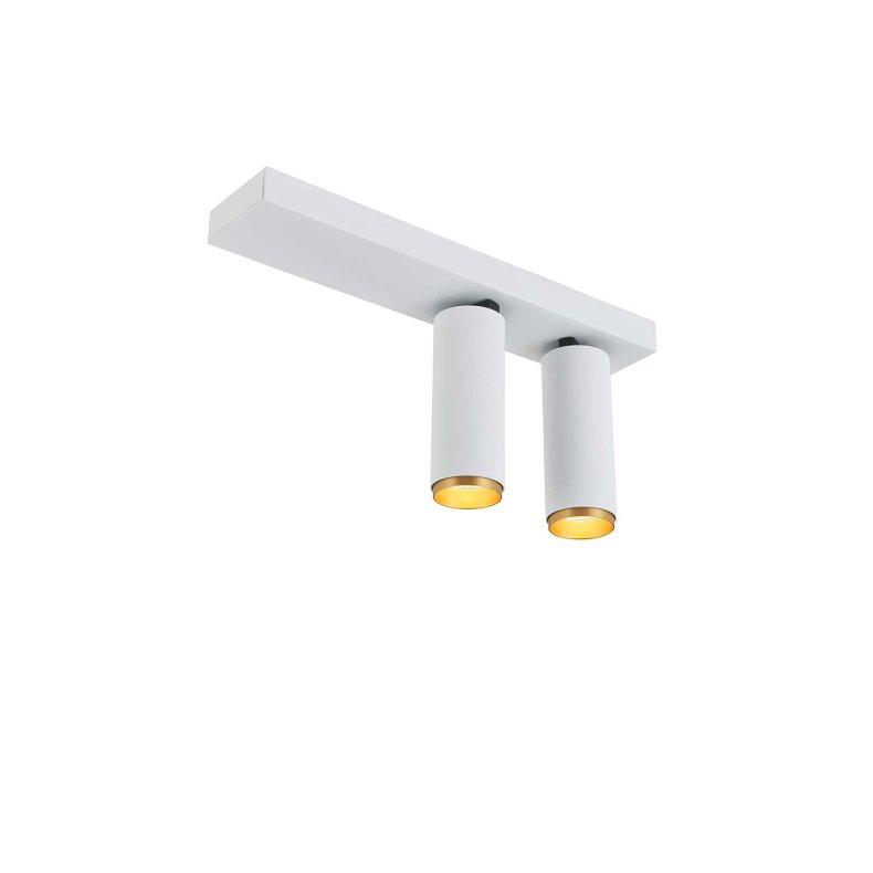 X-BEAM Double Hvid/Guld Loft/Vgspot