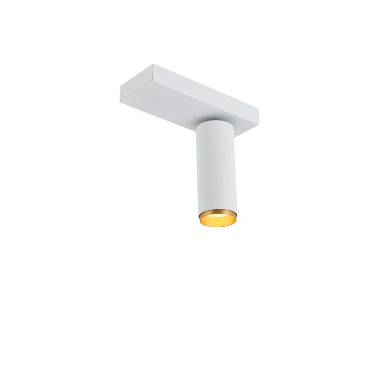 X-BEAM Single Vit/Guld Tak/Vggspotlight