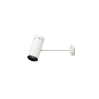 Sia Click Spot with Base Wall/Ceiling White